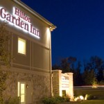 Side of the Hilton Building